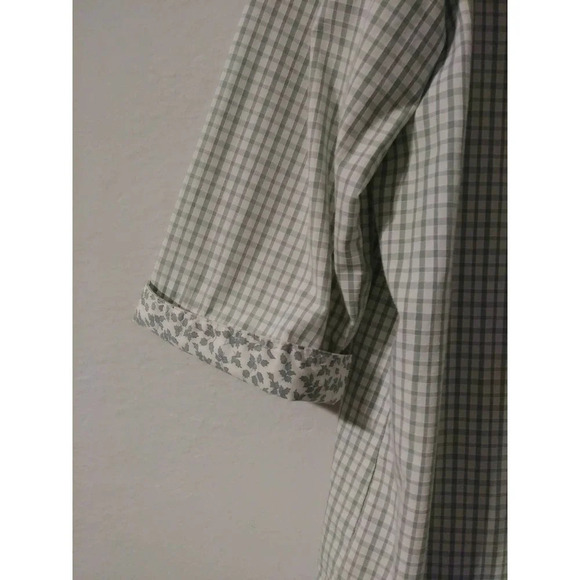 Allison Daley Button Down Print Top - Picture 3 of 7